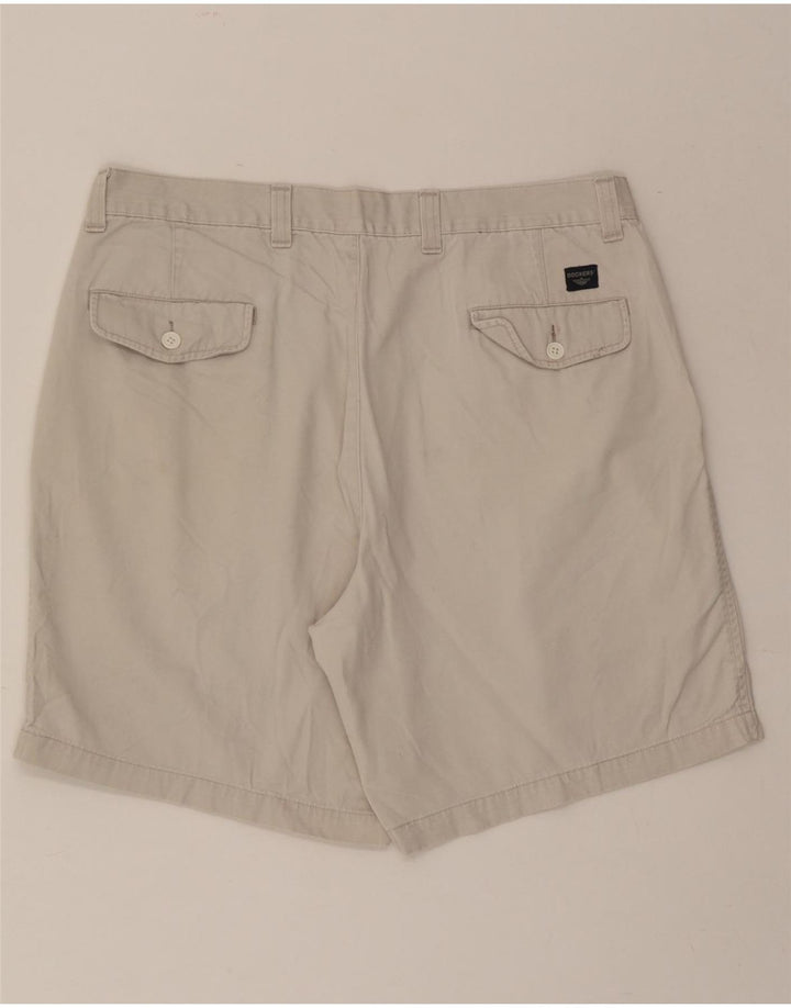 DOCKERS Mens Pegged Chino Shorts W36 Large Grey Cotton Vintage Dockers and Second-Hand Dockers from Messina Hembry 
