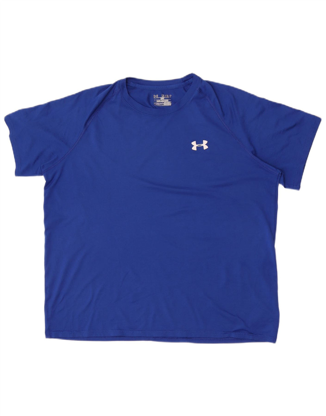 Under Armour Herre T-Shirt Top Stor Blå Polyester