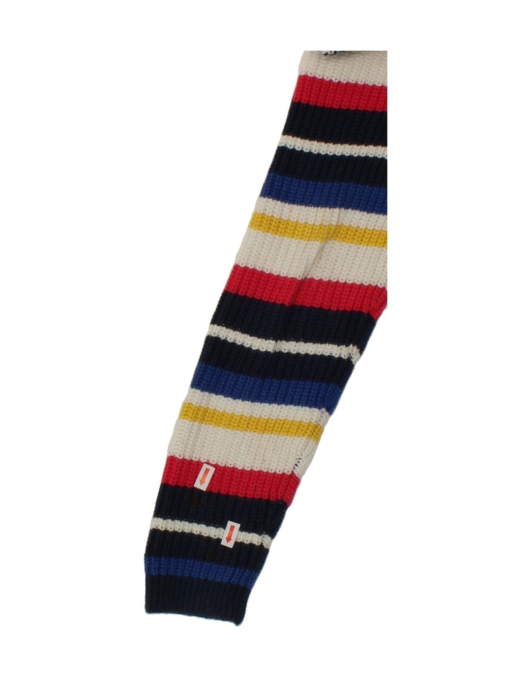 TOMMY HILFIGER Womens Boat Neck Jumper Sweater UK 10 Small Multicoloured Vintage Tommy Hilfiger and Second-Hand Tommy Hilfiger from Messina Hembry 