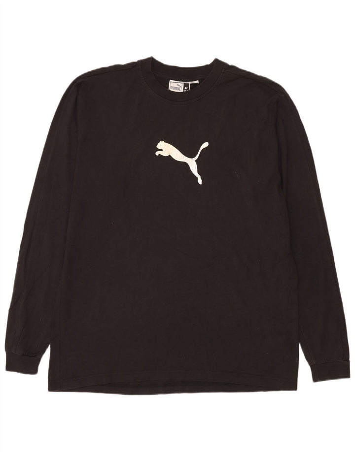 Puma Herre Grafisk Top Langærmet XL Sort Bomuld