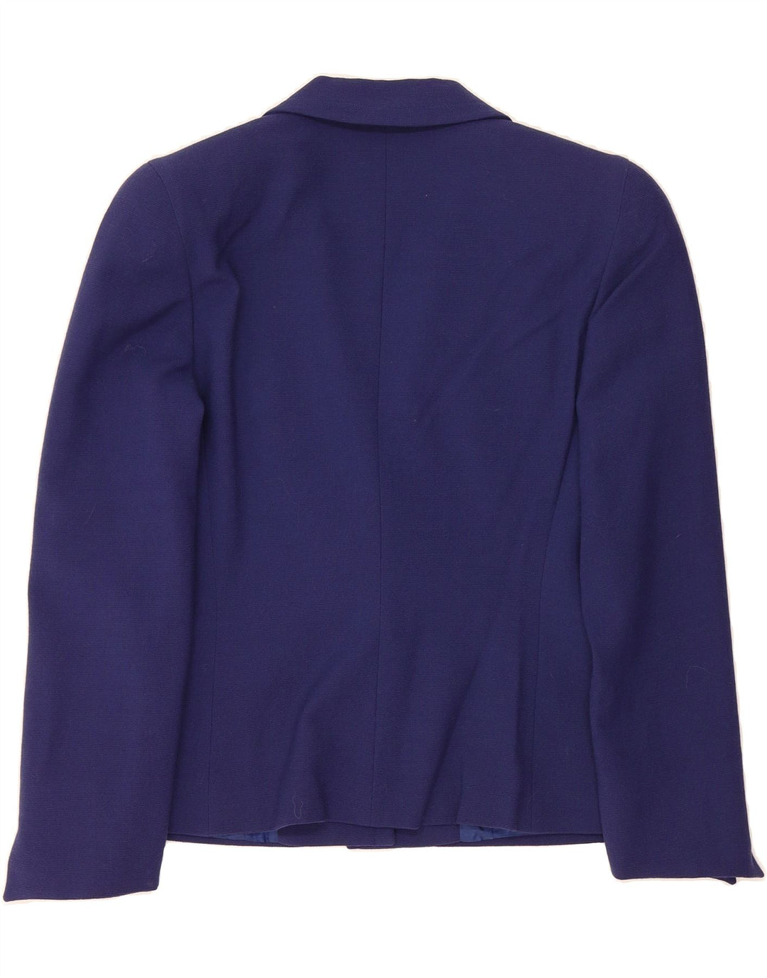 RENATO BALESTRA Womens 1 Button Blazer Jacket IT 42 Medium Navy Blue Wool Vintage Renato Balestra and Second-Hand Renato Balestra from Messina Hembry 