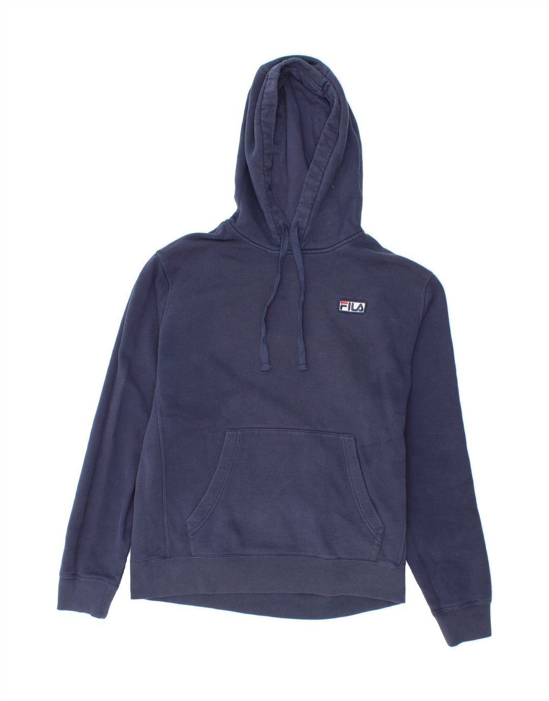 FILA Mens Hoodie Jumper Medium Navy Blue Cotton Vintage Fila and Second-Hand Fila from Messina Hembry 