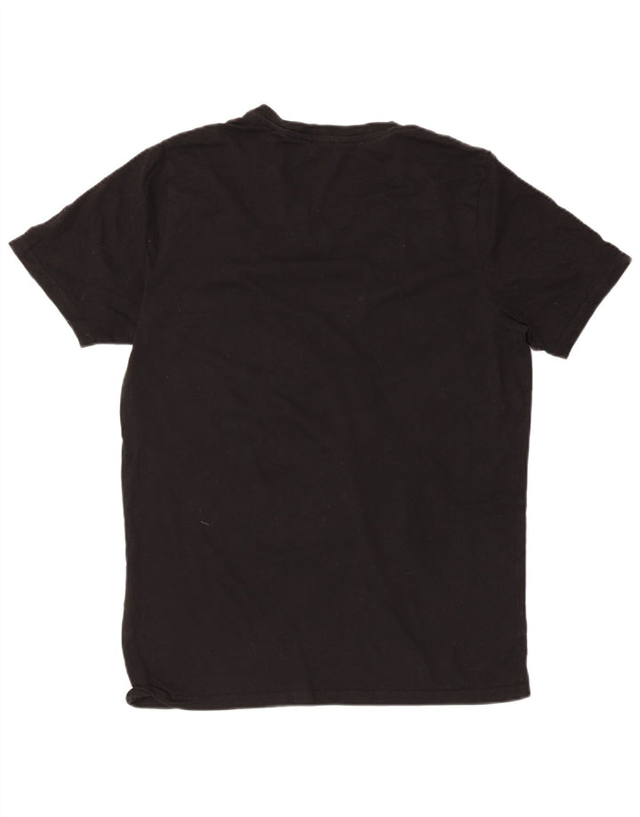JACK & JONES Herre T-Shirt Top Stor Sort Bomuld
