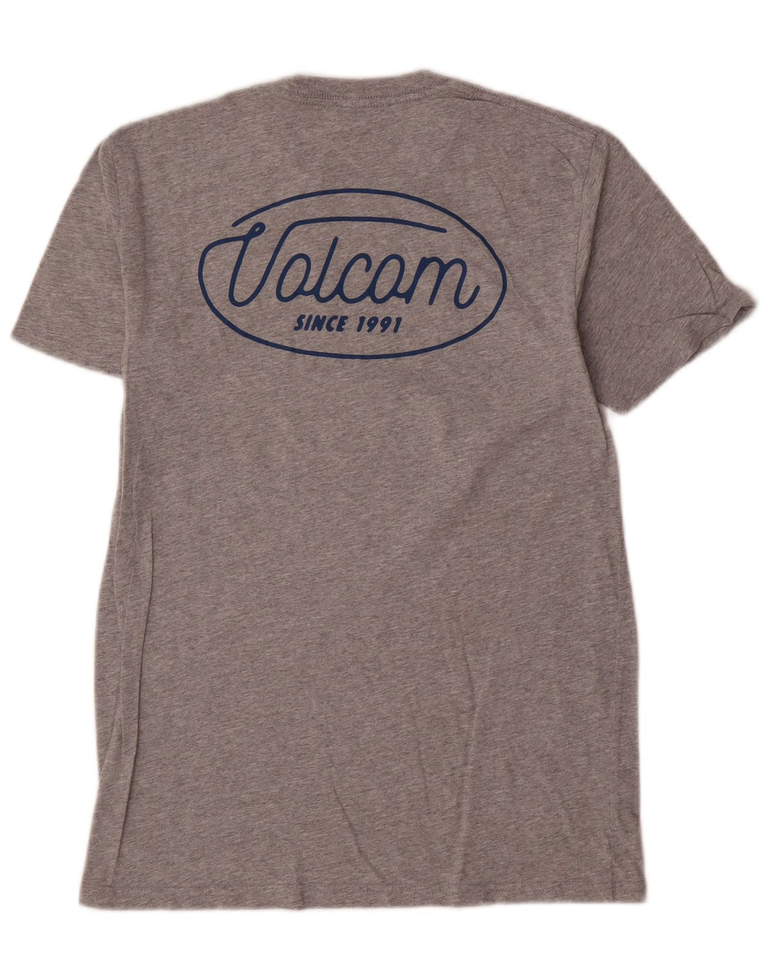 Volcom Herre grafisk T-shirt Top Lille grå Flecked Bomuld