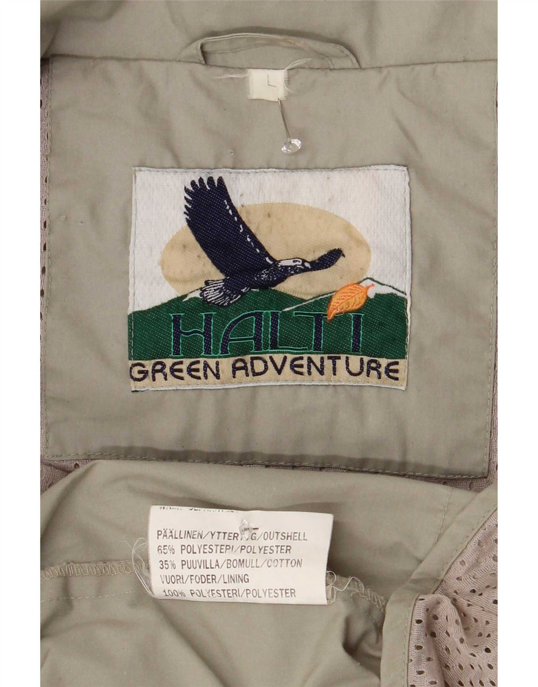 Halti Herre Hooded Utility Jacket UK 40 Large Green Polyester