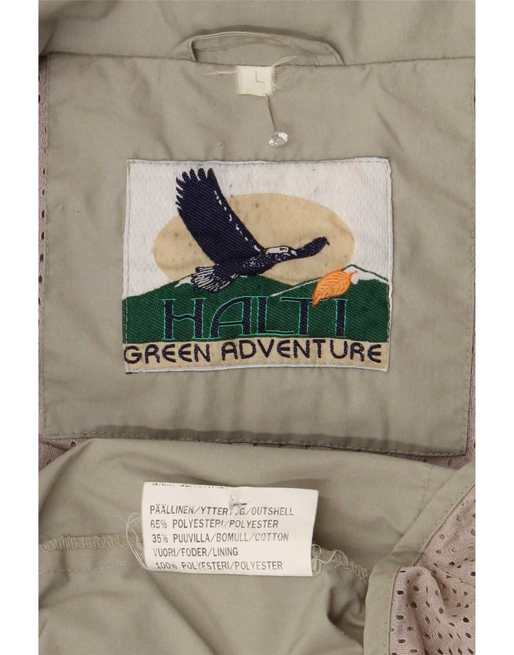 Halti Herre Hooded Utility Jacket UK 40 Large Green Polyester