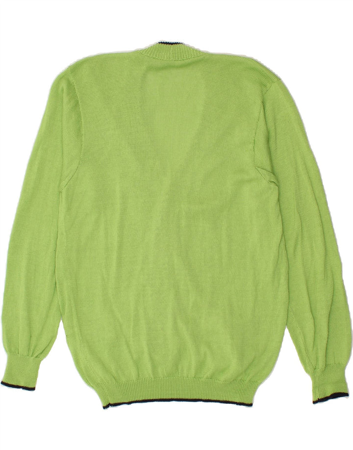 VINTAGE Womens Cardigan Sweater UK 12 Medium Green Vintage Vintage and Second-Hand Vintage from Messina Hembry 