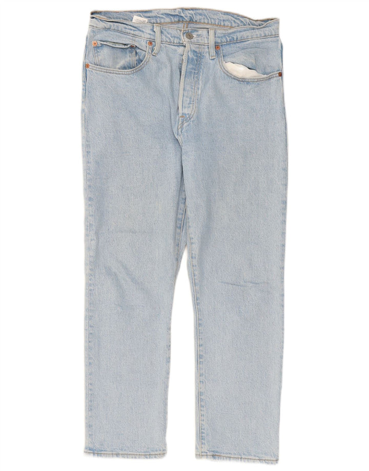 LEVI'S Mens 501 Straight Jeans W30 L26  Blue Cotton