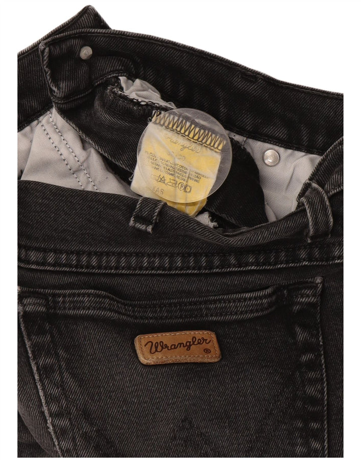 Wrangler Straight Jeans til mænd W36 L30 Grå bomuld