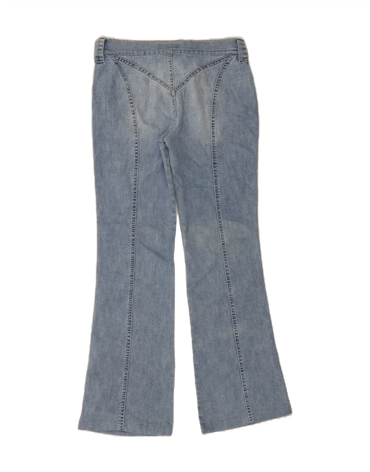 ROCCOBAROCCO Womens Flared Jeans IT 42 Medium W29 L29 Blue Cotton Vintage Roccobarocco and Second-Hand Roccobarocco from Messina Hembry 