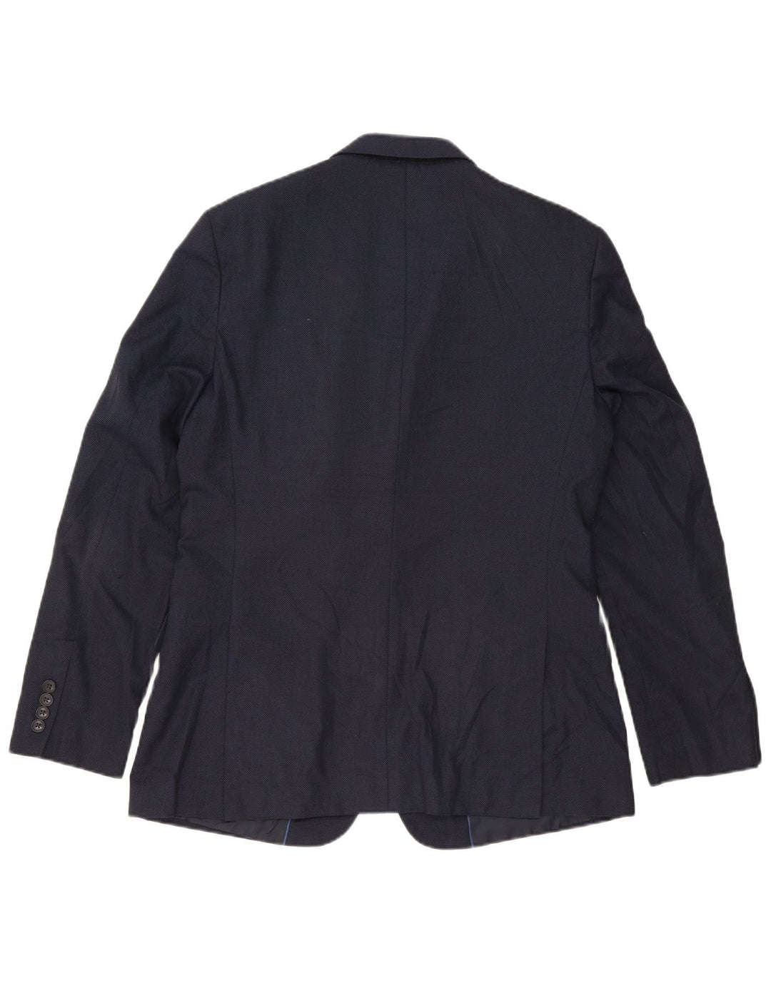Marks & Spencer Herre 2-knaps blazerjakke UK 42 Stor marineblå polyester