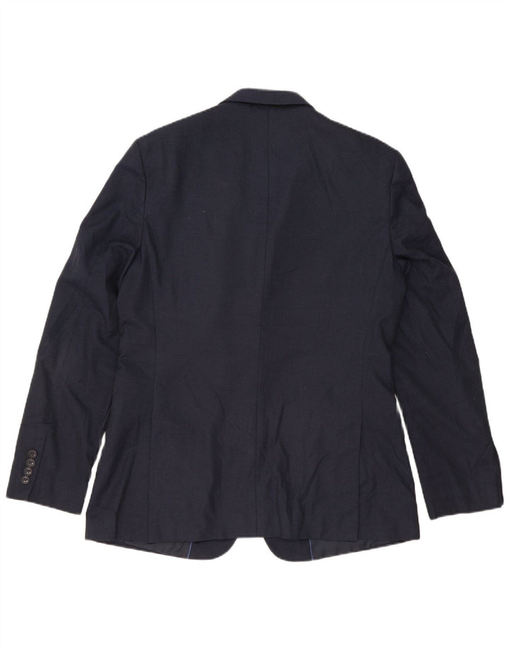 Marks & Spencer Herre 2-knaps blazerjakke UK 42 Stor marineblå polyester