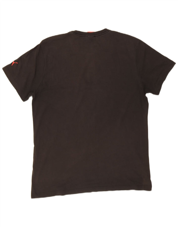 Puma Herre Grafisk T-Shirt Top Stor Sort