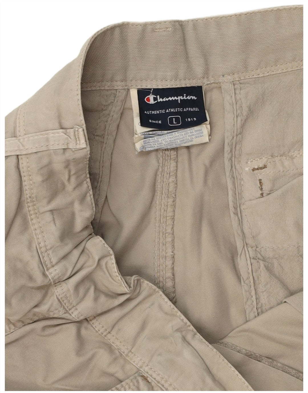 Champion Herre Cargo Shorts Large W36 Grøn Bomuld
