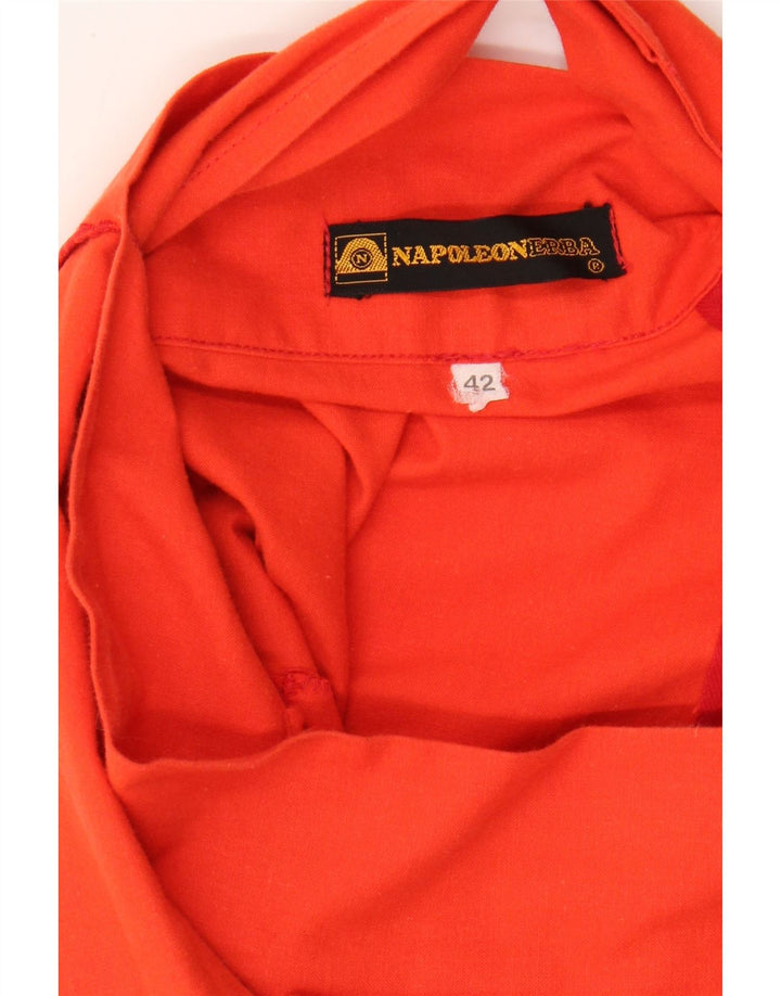 VINTAGE A-line nederdel til kvinder med høj talje IT 42 Medium W28 Rød