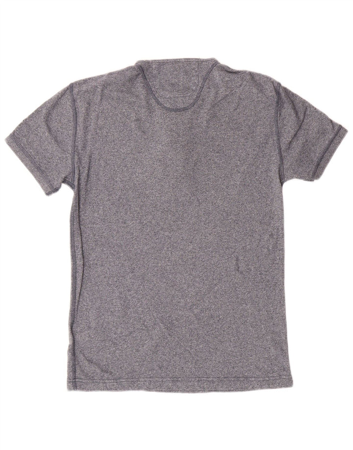 SUPERDRY Herre T-Shirt Top Medium Grey Bomuld
