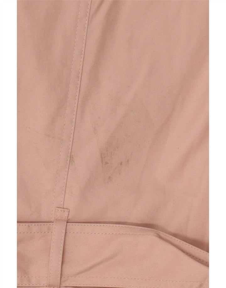 Boden Dame Trench Coat UK 10 Small Pink Bomuld