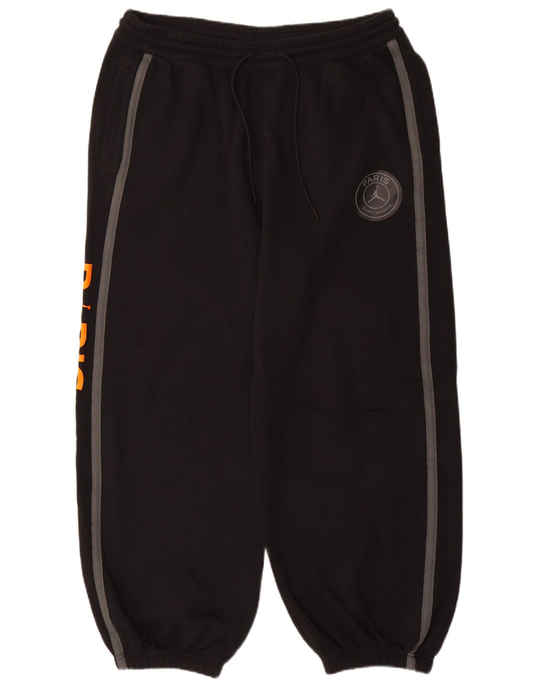 JORDAN Herre Paris Grafisk træningsdragt Bukser Joggers Large Sort Bomuld