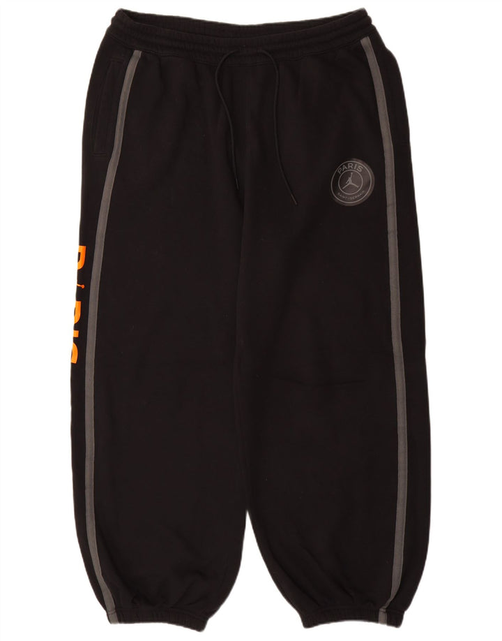 JORDAN Herre Paris Grafisk træningsdragt Bukser Joggers Large Sort Bomuld