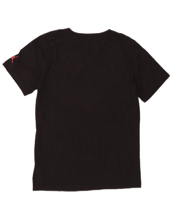 Jordan Boys Grafisk T-Shirt Top 13-14 år XL Sort Bomuld