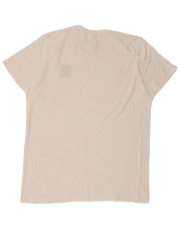 Adidas Herre T-Shirt Top Stor Hvid Bomuld