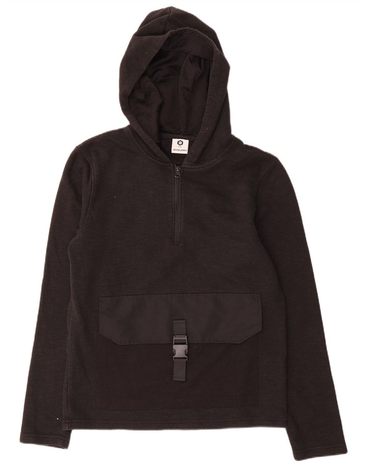 Jack & Jones Herre lynlås hættetrøje Jumper lille grå polyester