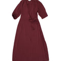 WAREHOUSE Womens Maxi Wrap Dress US 6 Medium Burgundy Polyester Vintage Warehouse and Second-Hand Warehouse from Messina Hembry 
