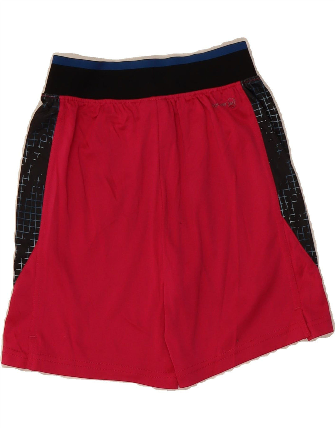 RUSSELL ATHLETIC Boys Sport Shorts 7-8 Years Medium Pink Colourblock Vintage Russell Athletic and Second-Hand Russell Athletic from Messina Hembry 