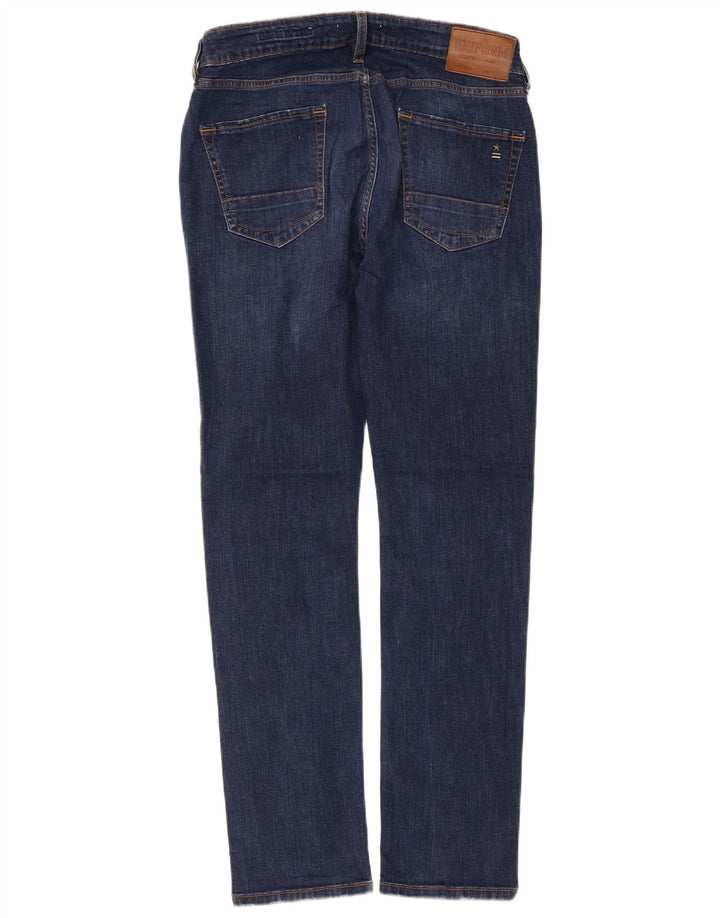 Uniform Herre Slim Jeans W32 L30 Marineblå Bomuld