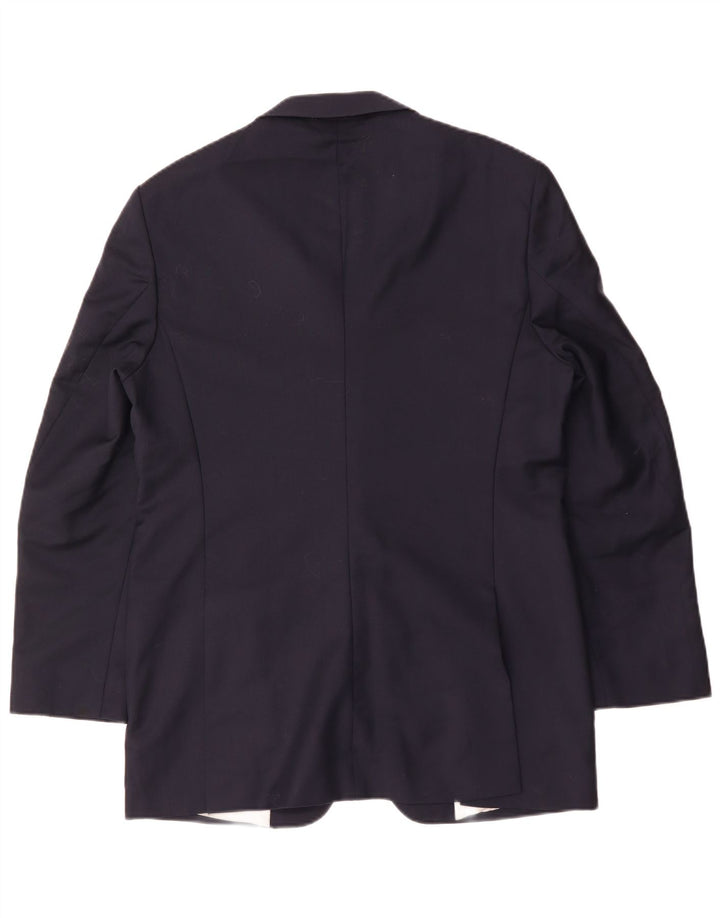 Zara Herre 2-knaps blazerjakke EU 54 XL Marineblå