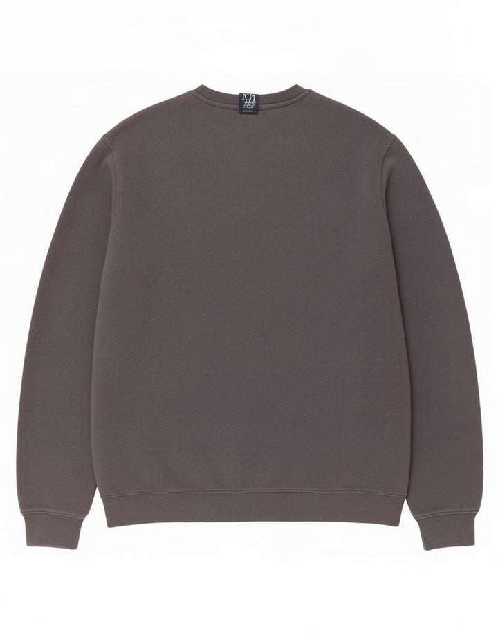 Champion Herre Grafisk Sweatshirt Jumper Stor Grå Bomuld