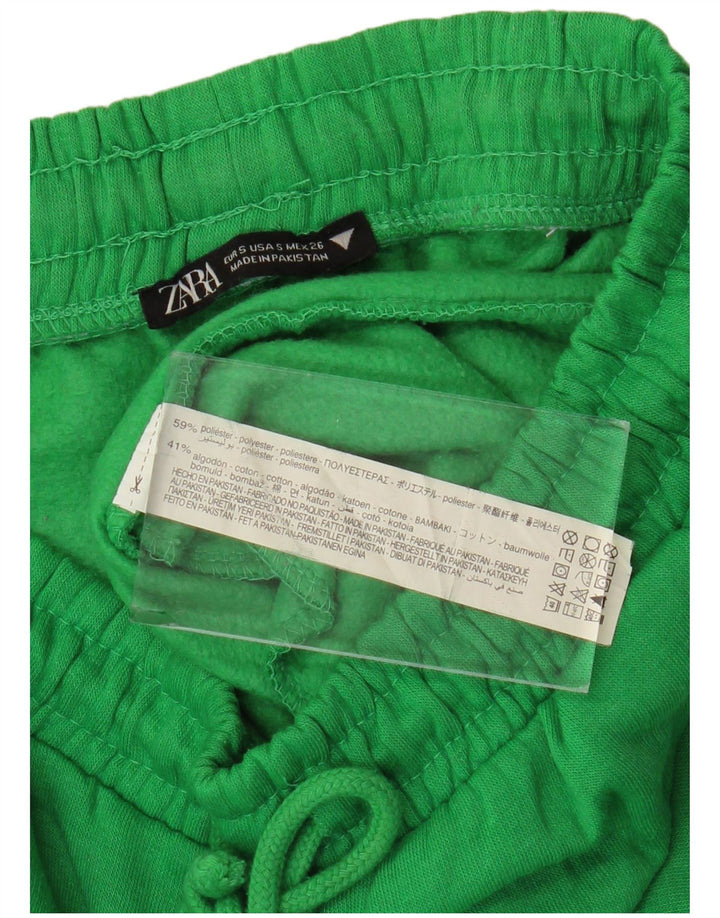Zara træningsdragt til kvinder Joggers UK 10 Small Green Polyester