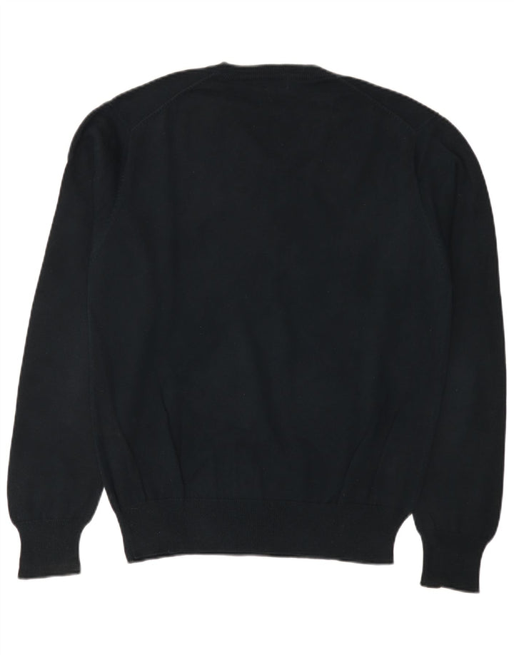 GANT Herre V-hals sweater Medium marineblå bomuld