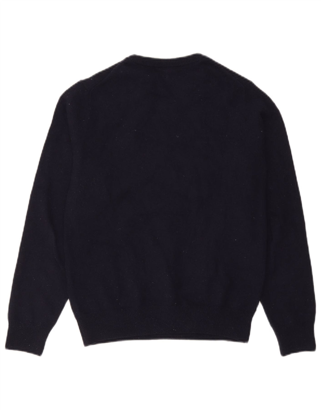Lacoste Herre Crew Neck Jumper Sweater størrelse 3 Small Navy Blue New Wool