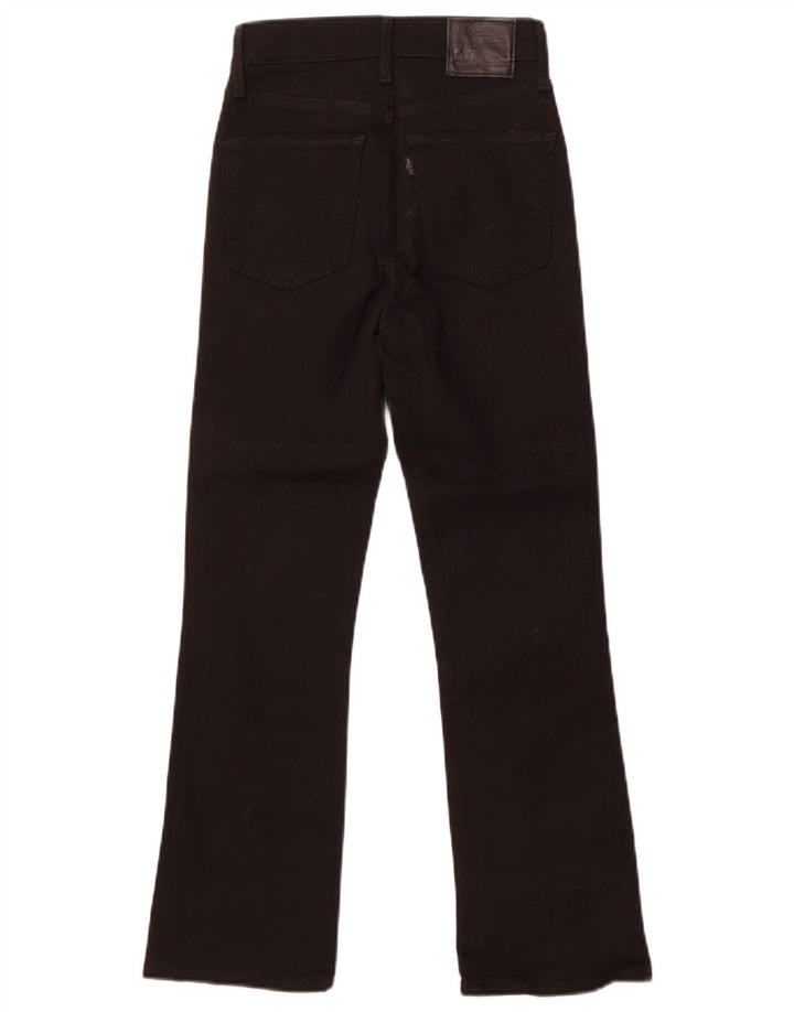 Levi's Dame Bootcut Jeans W24 L26 Sort Bomuld