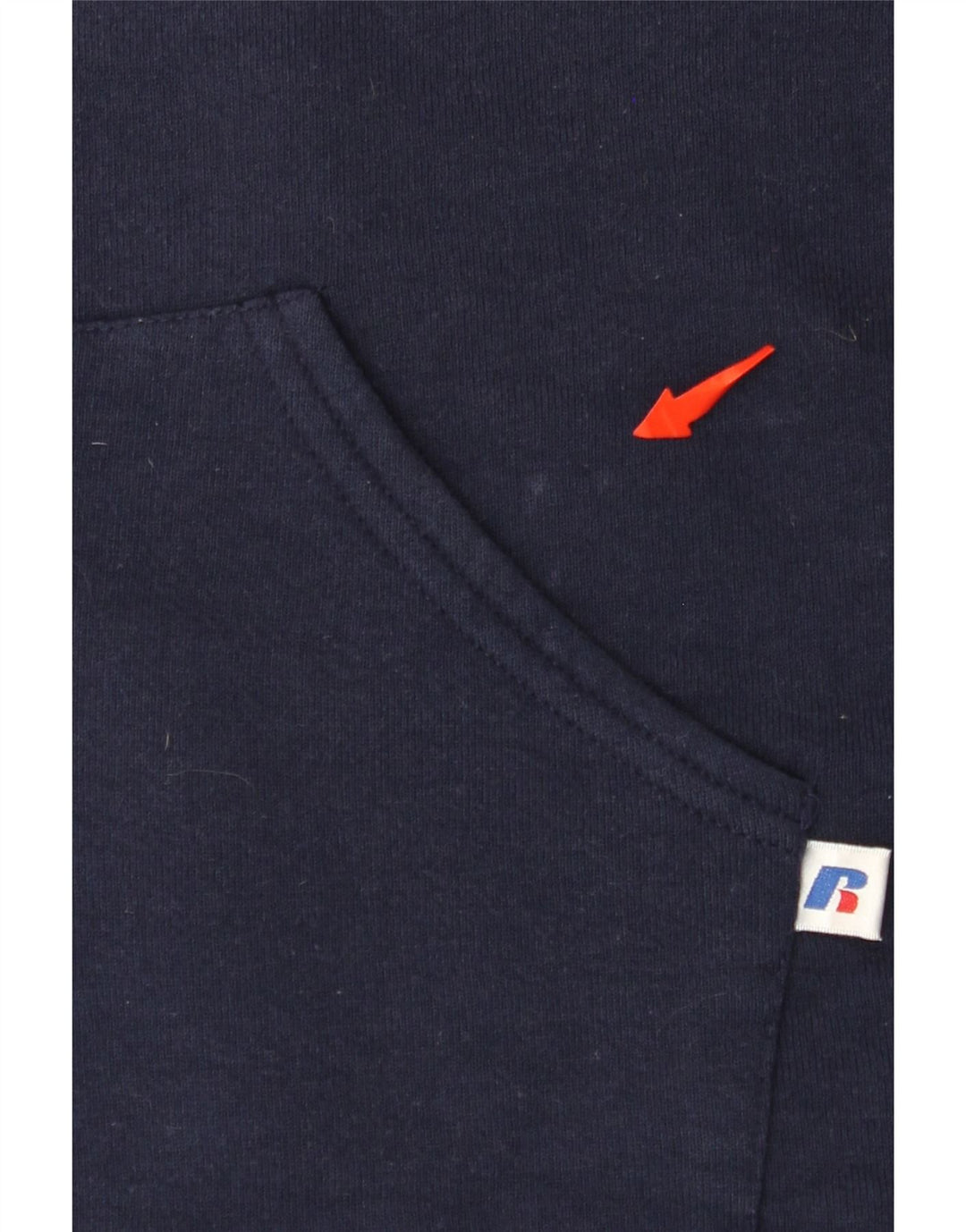 RUSSELL ATHLETIC Dame Dri-Power Hættetrøje Sweater med lynlås UK 18 XL Marineblå