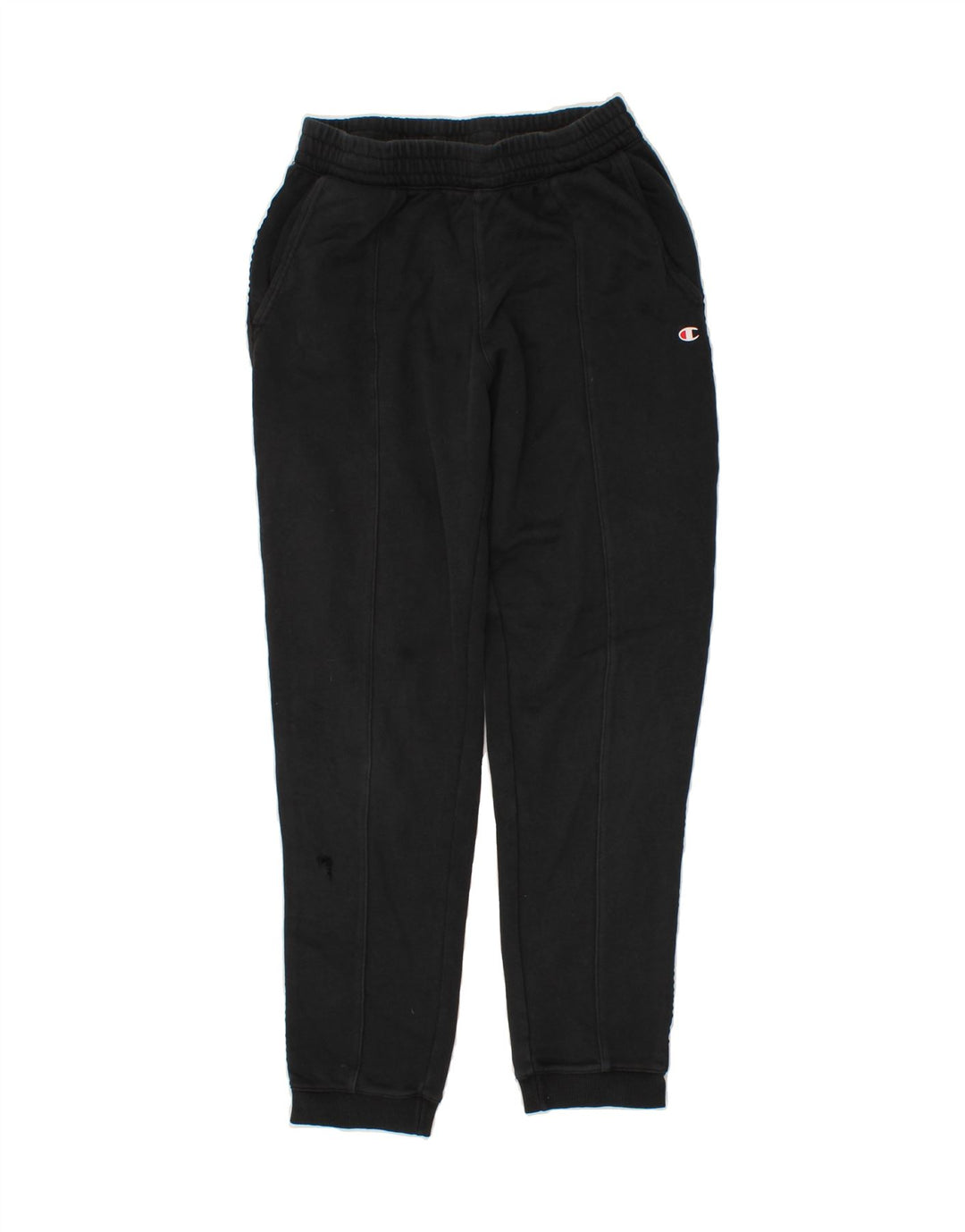 CHAMPION Womens Graphic Tracksuit Trousers Joggers UK 14 Medium Black Vintage Champion and Second-Hand Champion from Messina Hembry 