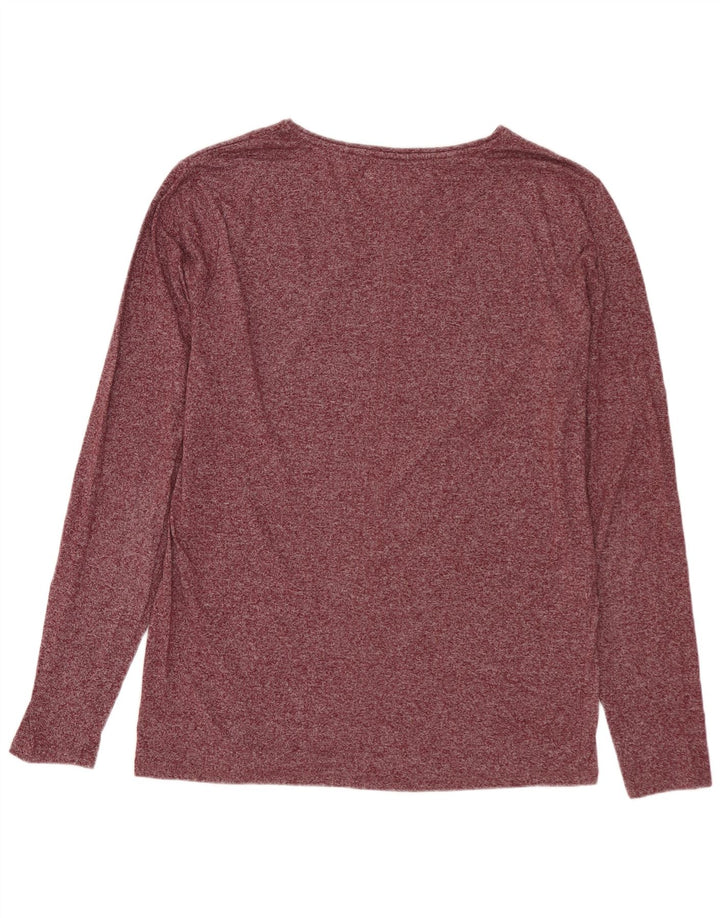 TOMMY HILFIGER Herre Top Langærmet Medium Bourgogne Flecked