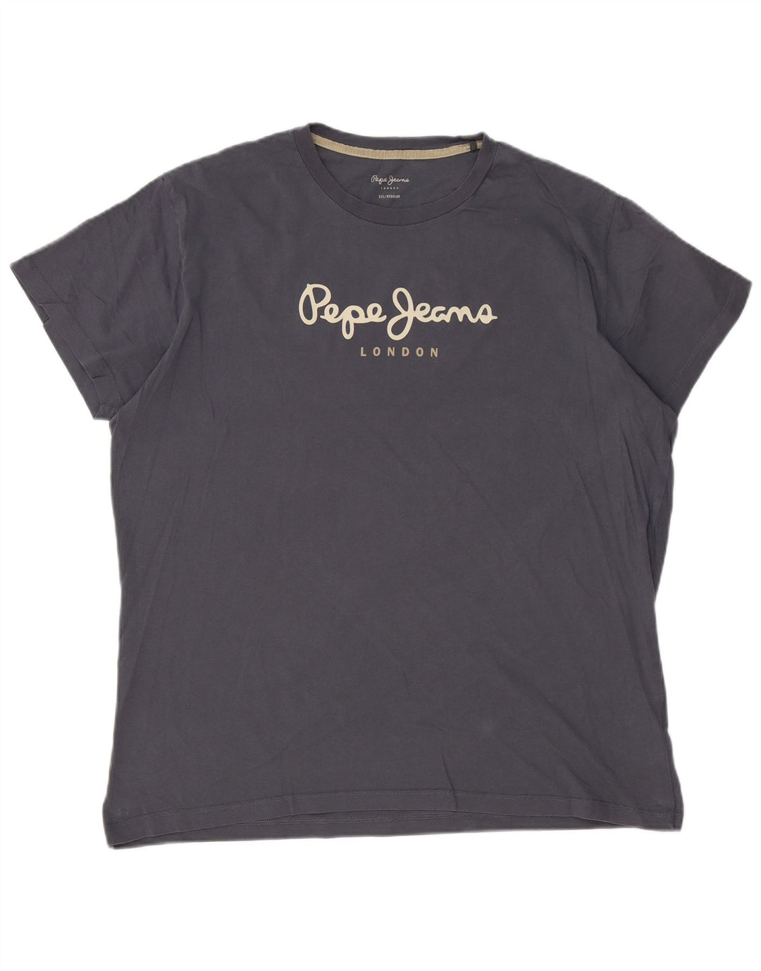 PEPE Jeans Herre Regular Graphic T-Shirt Top 2XL Grå