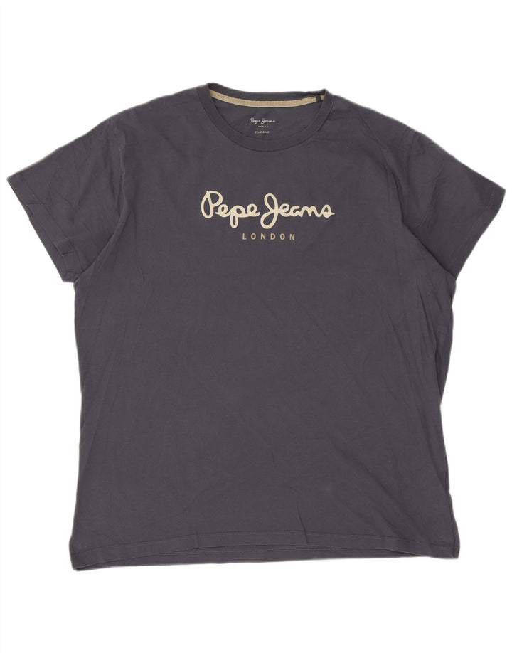 PEPE Jeans Herre Regular Graphic T-Shirt Top 2XL Grå