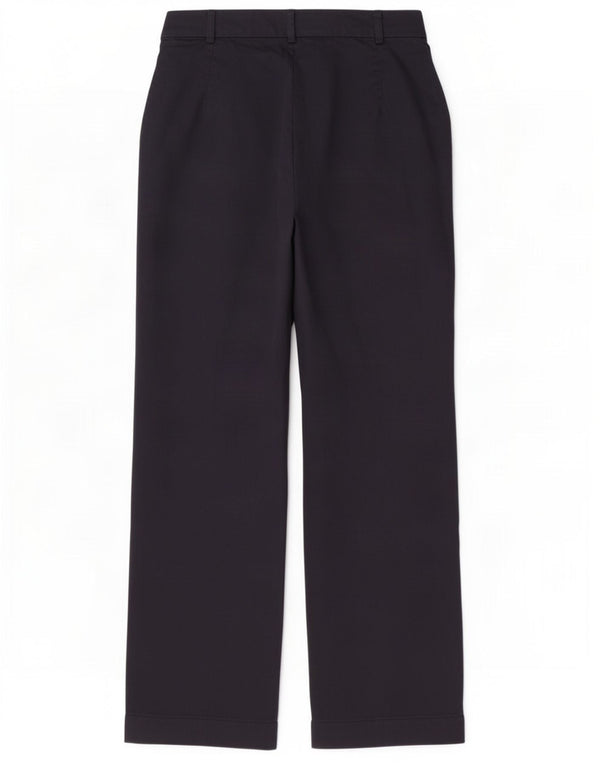 Marks & Spencer Womens Casual Trousers UK 16 Large W32 L30 Navy Blue