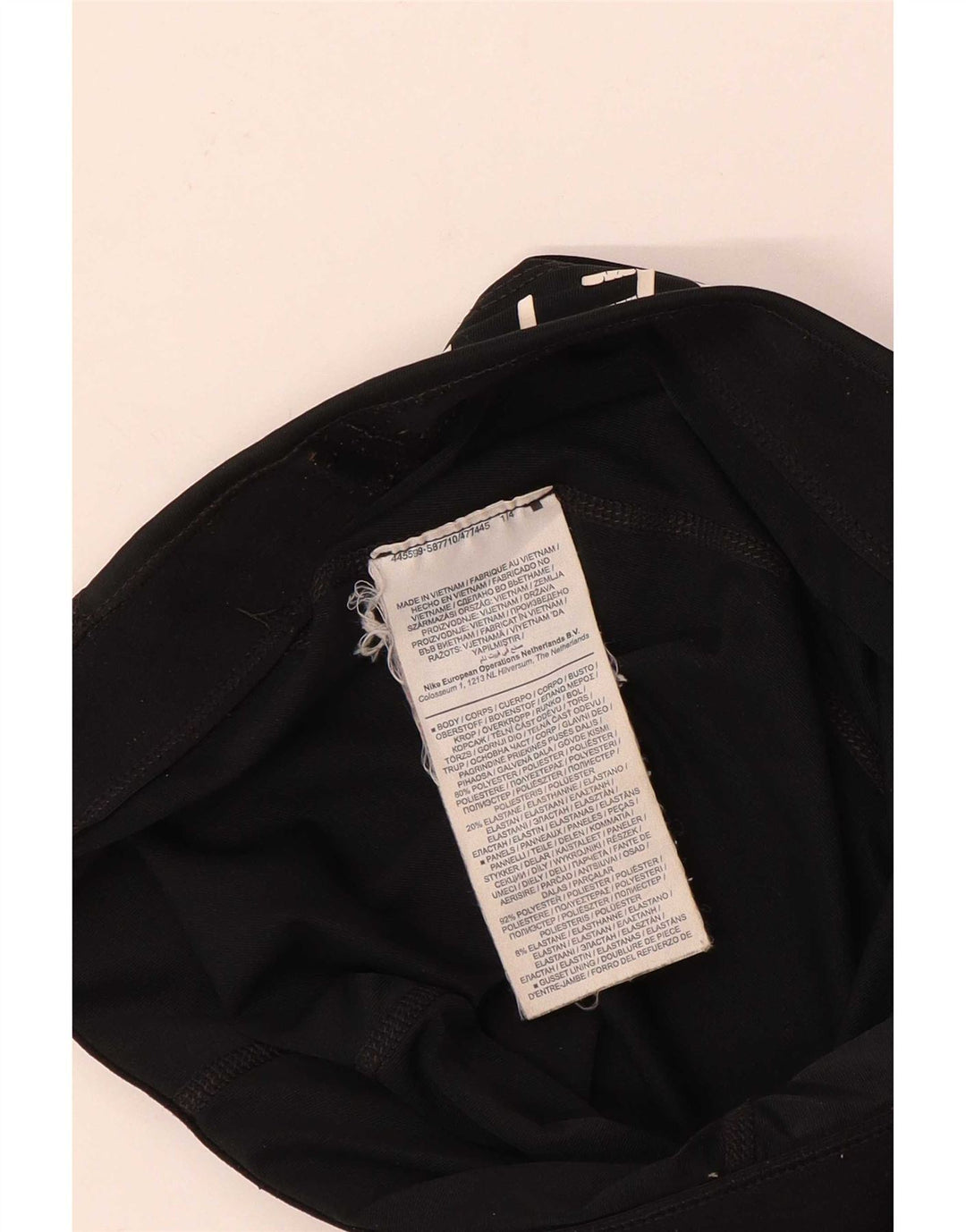 Nike Grafiske Leggings til kvinder UK 10 Lille sort polyester