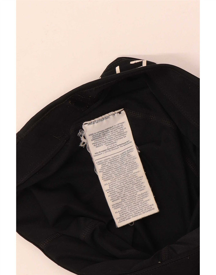 Nike Grafiske Leggings til kvinder UK 10 Lille sort polyester