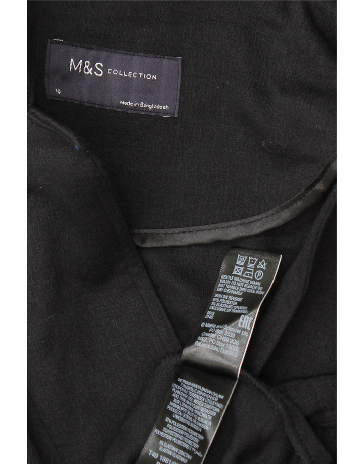 Marks & Spencer oversize overfrakke til kvinder UK 10 Lille grå polyester