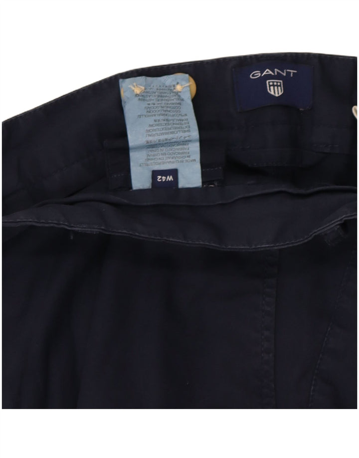 Gant Herre Chino Shorts W42 2XL Marineblå Bomuld