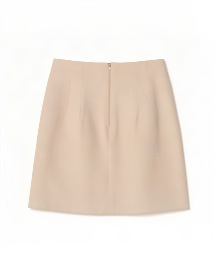 Zara Dame Mini-nederdel XS W24 Hvid