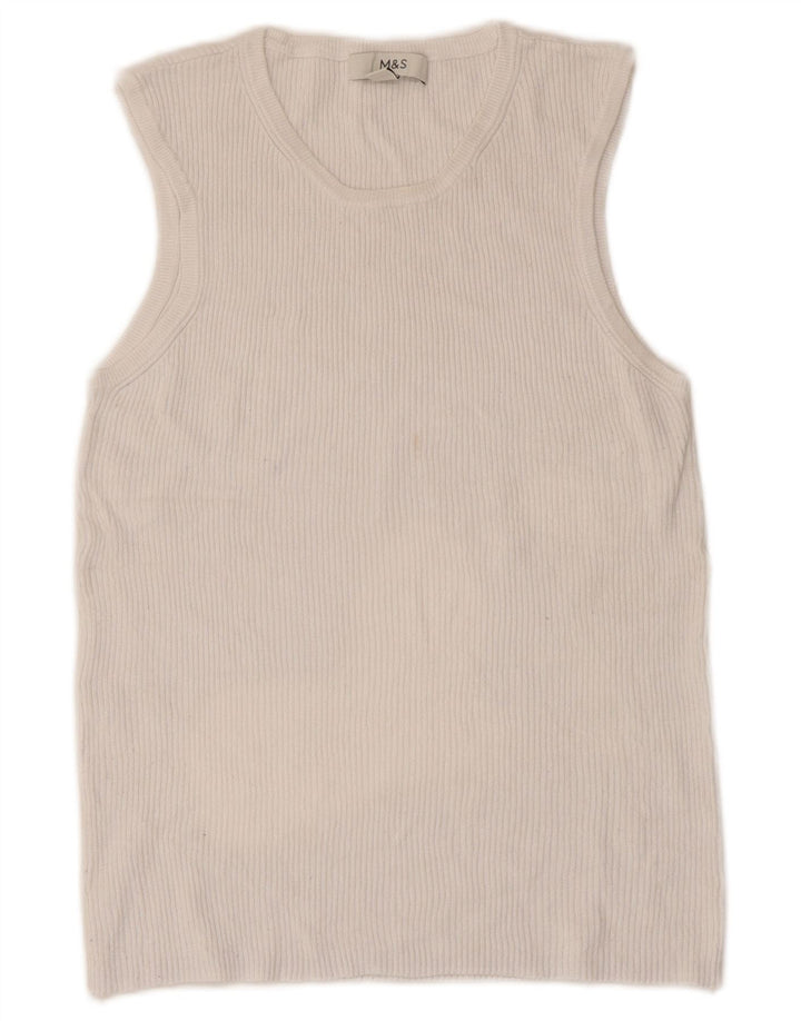 Marks & Spencer Damevest Top UK 14 Medium White