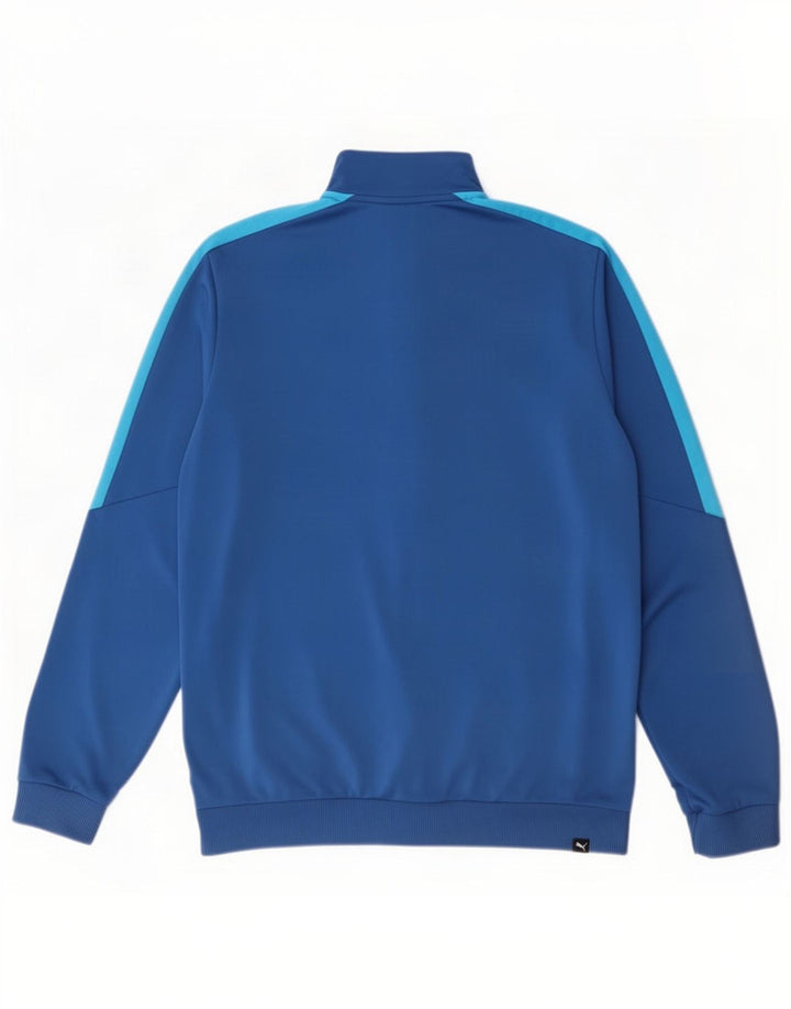Puma Træningsdragt Topjakke til drenge 15-16 år Blå Colourblock Polyester