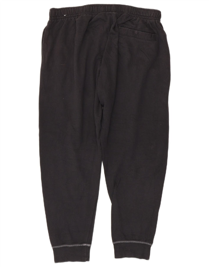 NIKE Grafisk træningsdragtbukser til kvinder Joggers UK 16 Stor sort bomuld