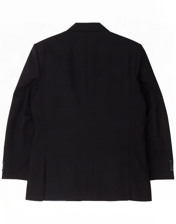 Reda Dobbeltradet blazerjakke til mænd IT 54 2XL Navy Blue Virgin Wool
